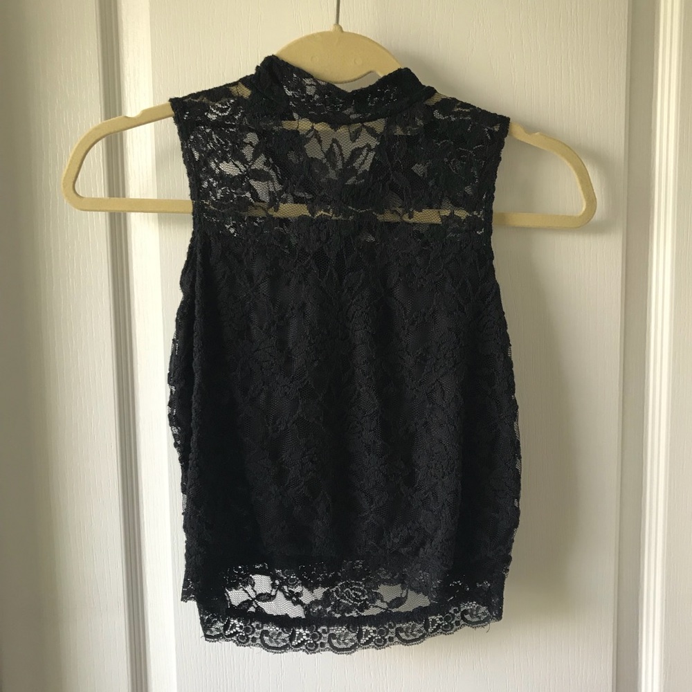 High-Neck Crop Top